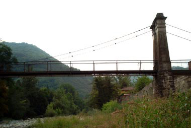 Bridge over the Lima in Bagni di Lucca