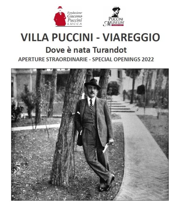 Aperture estive della Villa Puccini a Viareggio / Summer openings of the Villa Puccini in Viareggio