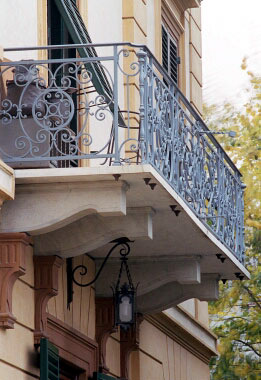 ringhiera in ferro battuto