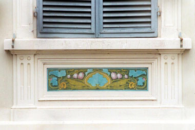 decorazione in maiolica