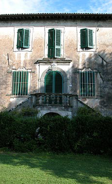 Particolare della facciata.