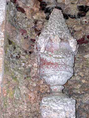 Interno del primo ambiente del ninfeo.