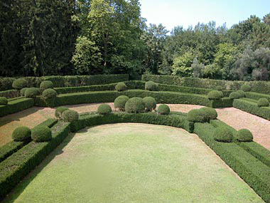 Teatro di verzura dall'alto.