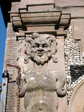 Cancello a monte, particolare.