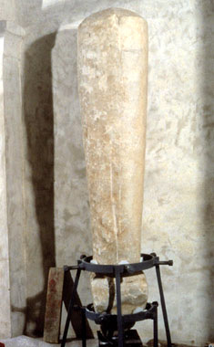 Baraglino, cippo a clava