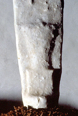 Baraglino, cippo a clava, particolare