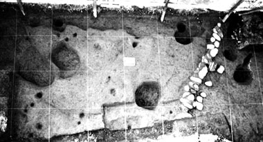 Lucca, veduta dello scavo, l'abitazione