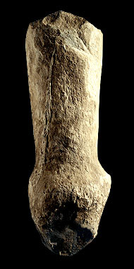 Capannori, cippo a clava