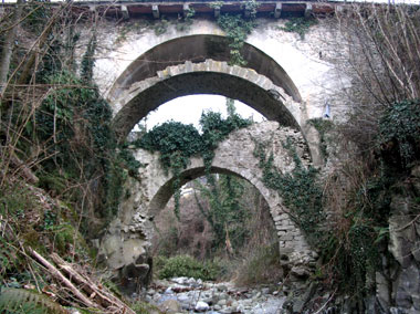 Il ponte visto da monte