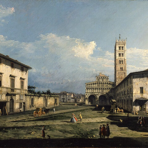 Bernardo-Bellotto-Piazza-San-Martino-con-la-cattedrale-Lucca-1740-York-City-Art-Gallery