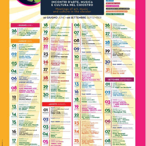 Cartellone 2021 / 2021 Calendar