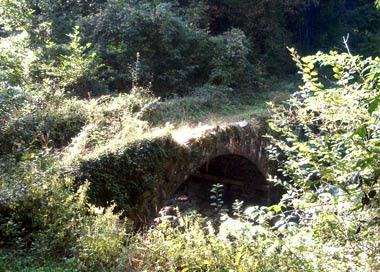 Vista del ponte arrivando da Coreglia