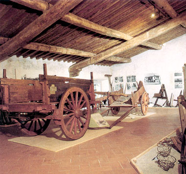 Seravezza, una delle tre sale del Museo dedicate all´agricoltura