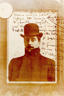 Celle di Pescaglia, ritratto inviato il 27 ottobre 1894 da Puccini alla sorella Ramelde