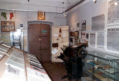 Lucca, pedalina con la quale venivano stampati giornali e messaggi cladestini