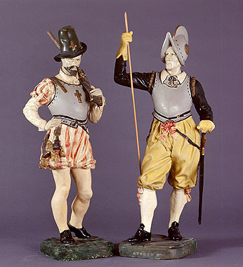 Coreglia Antelminelli, Guardie Svizzere, gesso dipinto, sec. XIX