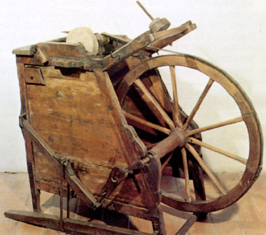 Castiglione Garfagnana, la mola dell´arrotino