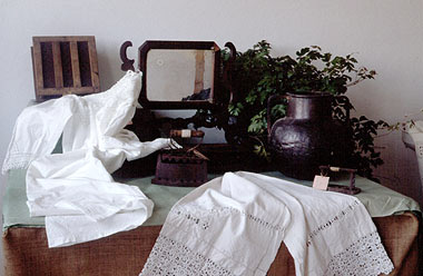 Capannori, tessuti in lino e canapa