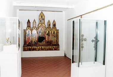 Camaiore, sala ori e argenti del XV secolo, Polittico di Francesco Andrea Anguillara