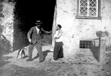 Barga, foto d´epoca, Giovanni, Maria e Gulì