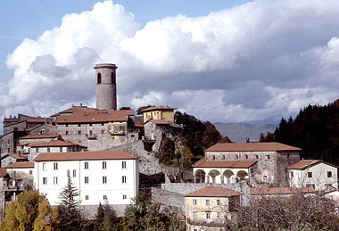 veduta del paese con la Torre