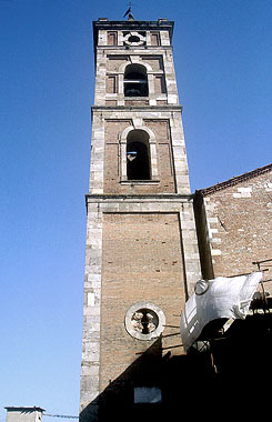 Antraccoli, Lucca, particolare del campanile
