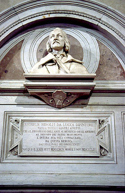 Lucca, tomba Michele Ridolfi