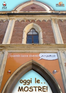 Lucca, Museo italiano del Fumetto e dell'Immagine. Ingresso / Lucca, Museo italiano del Fumetto e dell'Immagine. Entrance
