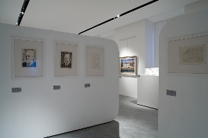 Una veduta delle sale espositive della GaMC / A view of the exposition of the GaMC