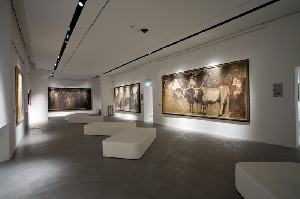 Sala con opere di Lorenzo Viani / Room with pictures of Lorenzo Viani