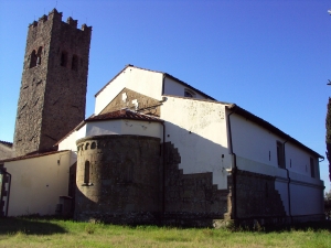 Pieve Santo Stefano (Lucca). Chiesa di Santo Stefano, zona absidale