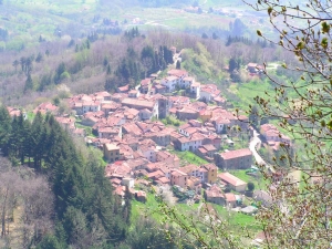 L'abitato di Cune dal Monte Bargiglio