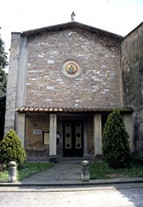 Cantignano (Lucca). Badia San Bartolomeo, facciata