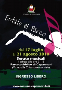 "Estate al parco" Cristina Pantaleone Progetto Bossa