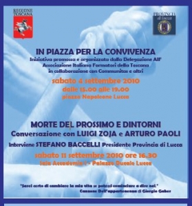 Convegno "Morte del prossimo e dintorni". Conversazione con Luigi Zoja e Arturo Paoli / Meeting "Morte del prossimo e dintorni"