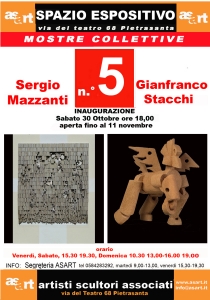 Mostra Collettiva ASART n. 5 - Mazzanti e Stacchi / Collective Exhibition n. 5 - Mazzanti and Stacchi