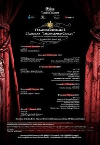 Stagioni Musicali al Teatro Colombo - Musica da Camera / Music Season at Teatro Colombo - Chamber Music