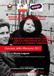 "La deportazione degli ebrei dalla Provincia di Lucca nella Seconda guerra mondiale" - Conferenza / "The deportation of Jews in the province of Lucca during the World War II" - Conference