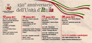 Inaugurazione targa commemorativa del 150° anniversario e della mostra "Facciamo gli Italiani!" / Commemorative plaque unveiling and opening of the exhibition "Facciamo gli Italiani!"