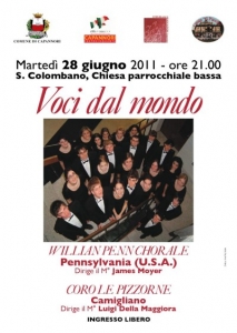 Concerto Corale "Voci dal mondo" / Choir Concert "Voci dal Mondo"