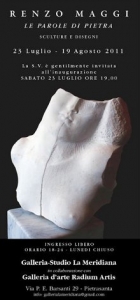 Renzo Maggi - Le parole di pietra - L'inafferrabile della bellezza