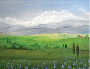 Toscane, douce...Toscane - Jeannette Savonitto