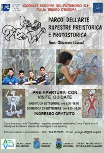 Visita al Parco Didattico dell'Arte Rupestre Preistorica e Protostorica  / Guided tour of the  Educational Park of Prehistoric Rock Art