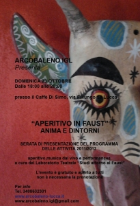 “Aperitivo in Faust” Anima e Dintorni