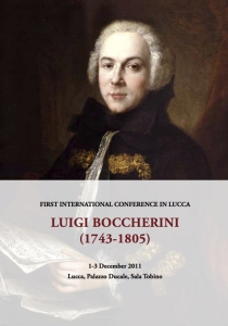 Primo Congresso Internazionale su Luigi Boccherini / First International Conference on Luigi Boccherinni