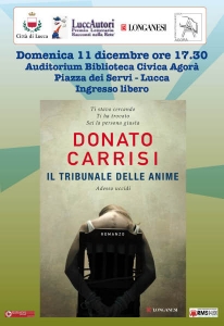 Presentazione de "Il Tribunale delle anime" di Donato Carrisi / Presentation of the book"Il Tribunale delle anime" by Donato Carrisi