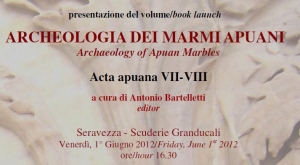 Presentazione di Acta Apuana / Presentation of "Acta Apuana"