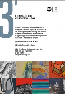 III Domenica del Mese - Appuntamento alla GAMC / 3rd Sunday of the Month - Appointment at GAMC