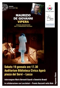 Presentazione di "Vipera" di Maurizio De Giovanni / Presentation of "Vipera" by Maurizio De Giovanni