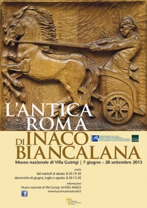 "L'antica Roma di Inaco Biancalana" arti a confronto nel Museo di Villa Guinigi. / "Inaco Biancalana’s ancient Rome” side by side at the Museum of Villa Guinigi.